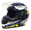 Capacete EBF New Spark Dragon Preto e Azul