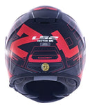 Capacete LS2 FF397 Vector Frequency Preto/Vermelho