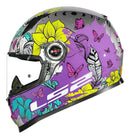 Capacete LS2 FF358 Dreamcatcher Silver/Yellow