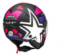 Capacete Peels Freeway 1ST Preto e Pink