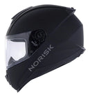 Capacete Norisk Razor Monocolor Preto Fosco
