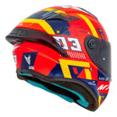 Capacete Mt Targo S Sergio Garcia 2024 Vermelho Brilhante