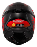Capacete LS2 FF808 Stream II Fury Preto e Vermelho