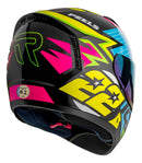 Capacete Peels Icon RT Preto Fosco/amarelo