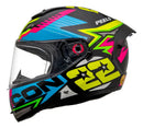 Capacete Peels Icon RT Preto Fosco/amarelo