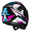 Capacete Norisk Razor Speedmax Rosa Masculino Feminino Cor Rosa Banco