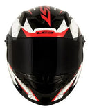 Capacete LS2 FF358 Draze Preto/Branco e Vermelho