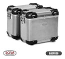 Bau Lateral SCAM Ushuaia 36L Aluminio Escovado Universal PAR