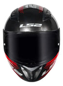 Capacete Ls2 Ff810 Vigo Shift Jean Titanium Vermelho Preto