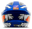 Capacete Tork New Three GP 88 Azul