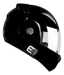Capacete EBF Escamoteavel New E8 SOLID Preto