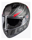 Capacete Peels Icon Fast Preto Fosco e Vermelho