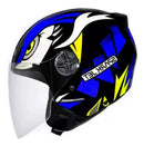 Capacete Ebf Spark Jet Dragon Preto Azul