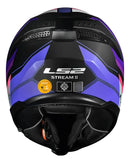 Capacete LS2 FF808 Stream II Vintage Preto e Roxo