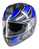 Capacete Peels Icon Fast Cor Azul Escuro Perolado/Branco