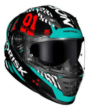 Capacete Norisk Ff302 Soul Tokyo Verde Preto