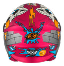 Capacete Fechado Liberty Four Kids Paint Fosco Rosa 54