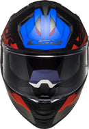Capacete LS2 FF811 Absolute Preto / Vermelho e Azul