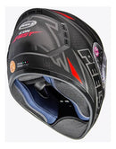 Capacete Peels Icon Fast Preto Fosco e Vermelho