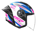 Capacete Ls2 Airflow Ii Draze Branco Cor Rosa Tamanho