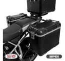 Bau Lateral SCAM Ushuaia 36L Aluminio Preto Universal PAR
