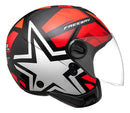 Capacete Peels Freeway 1ST Preto e Vermelho