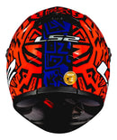 Capacete FF358 LS2 Classic Memphis Laranja e Azul