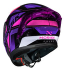 Capacete Norisk Flow Pulse Purple e Pink