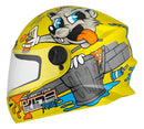 Capacete Tork Kids Paint Amarelo 54