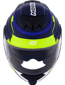 Capacete Norisk FF345 Speedmax Azul e Amarelo