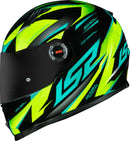 Capacete LS2 FF358 Draze Preto/ Amarelo e Cinza