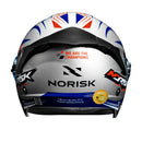 Capacete Aberto Prata e Azul Neo Galaxy Norisk